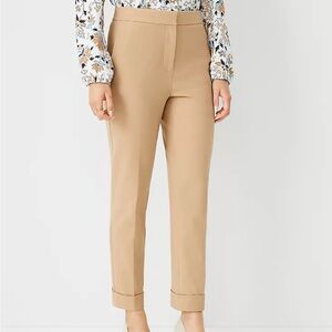 Ann Taylor Khaki Ankle Pants